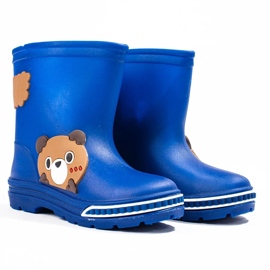 Botas de agua bajas para niños azules 5