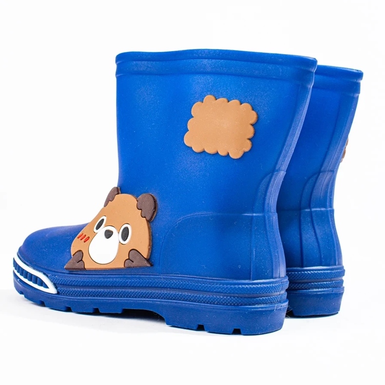 Botas de agua bajas para niños azules 1