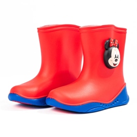 Chanclas rojas para niña rojo 4