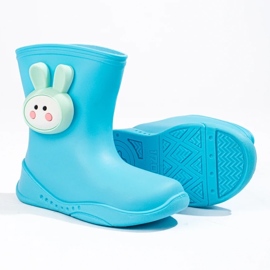 Botas de agua niño azules 4