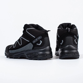 Zapatos trekking hombre cordones altos DK negro 3