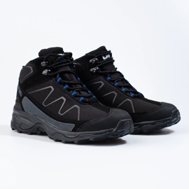Zapatos trekking hombre cordones altos DK negro 1