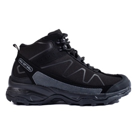 Zapatillas deportivas trekking mujer caña alta DK negro 3