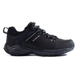 Zapatos de trekking de mujer con suela gruesa DK negra negro 3