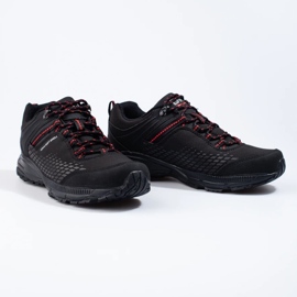 Zapatos de trekking de hombre con suela gruesa DK negro y rojo 2 Zapatos de trekking de hombre con suela gruesa DK negro y rojo 2