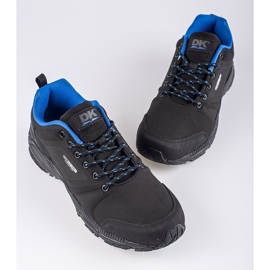 Zapatillas trekking hombre DK negro y azul 3