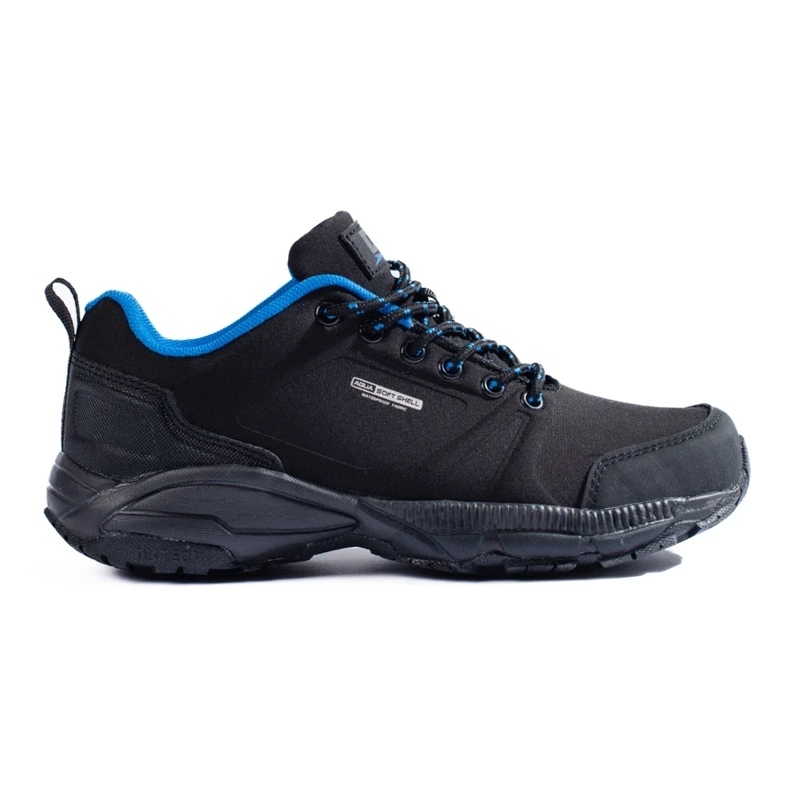 Zapatillas trekking mujer DK negro y azul 1