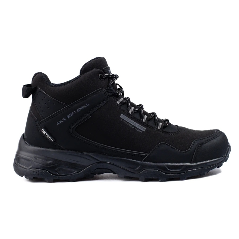 Zapatos de trekking altos de hombre DK negros 1