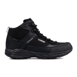 Zapatos de trekking de hombre DK con cordones y parte superior alta negro 1