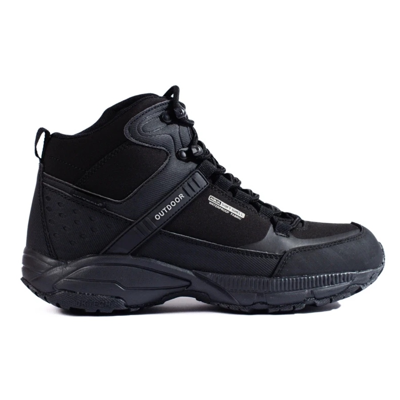 Zapatillas de trekking de mujer con pala alta DK negro 1