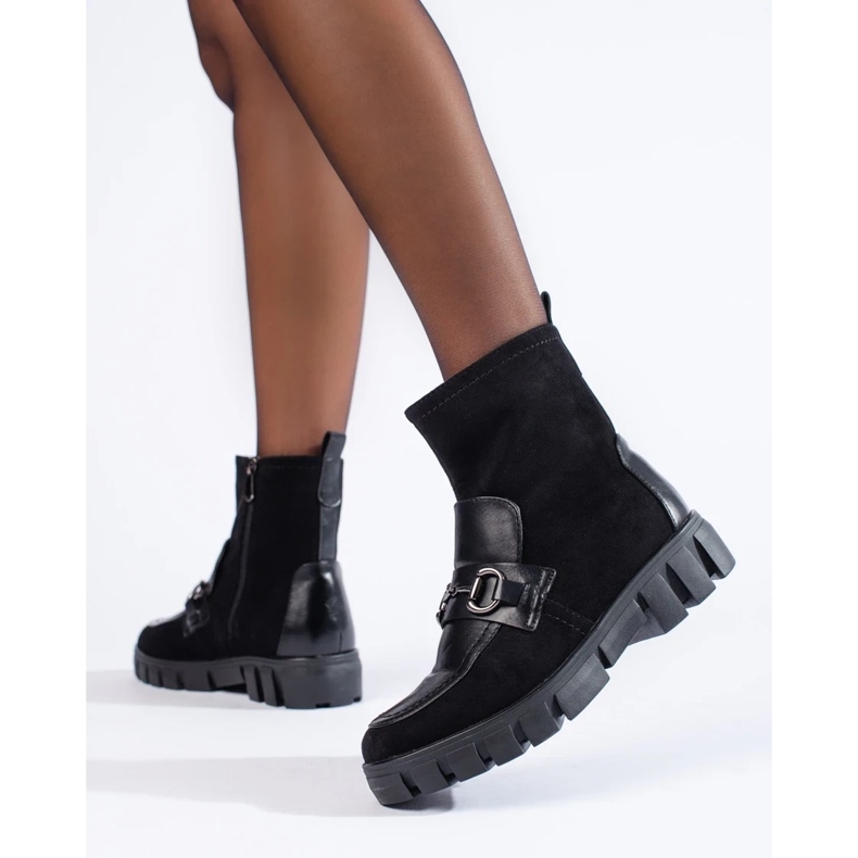 Botas negras de mujer Vinceza negro 1