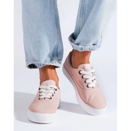 Zapatillas de mujer Big Star KK274020 rosado 3