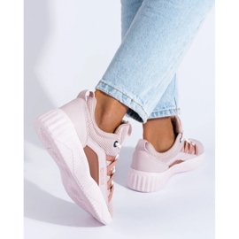 Zapatillas de mujer Big Star KK274058 rosado 3
