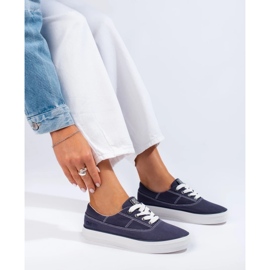Zapatillas de mujer Big Star KK274018 azul 3
