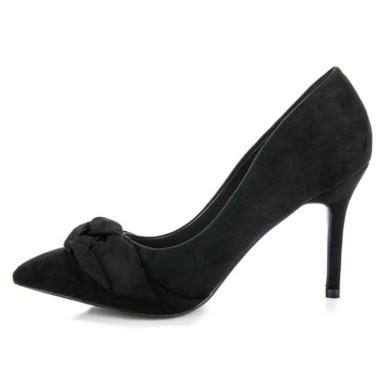Bestelle Tacones de ante negro 1