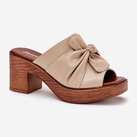Flip Flip Flip Flip en el Eco -Leather Post Beige 4