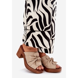 Flip Flip Flip Flip en el Eco -Leather Post Beige 1 Flip Flip Flip Flip en el Eco -Leather Post Beige 1