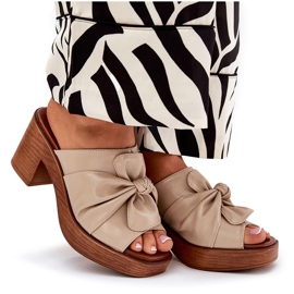 Flip Flip Flip Flip en el Eco -Leather Post Beige 8