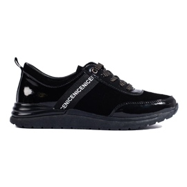 Deportivas negras fabricadas en piel natural. negro 2