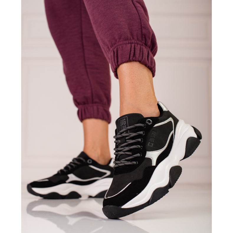 Zapatillas de mujer Big Star KK274383 negro 2