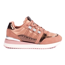 Zapatillas de mujer Big Star KK274111 rosado 2