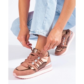 Zapatillas de mujer Big Star KK274111 rosado 3