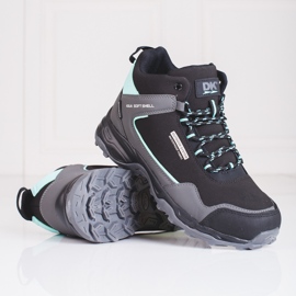 Zapatillas altas de trekking de hombre DK con protector negro 2