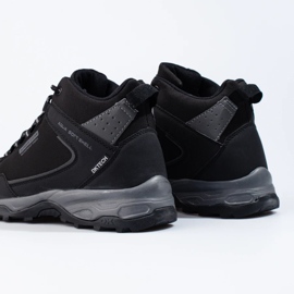 Zapatillas trekking hombre altas con protector DK negro 3