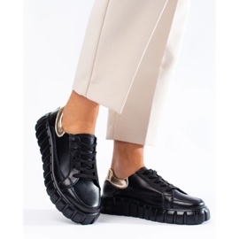 Zapatillas mujer plataforma negro 2