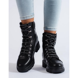Bolsos de mujer negros con cordones 4