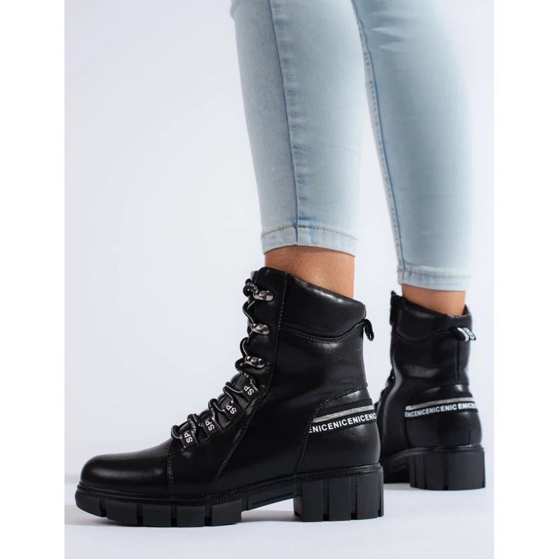 Bolsos de mujer negros con cordones 1