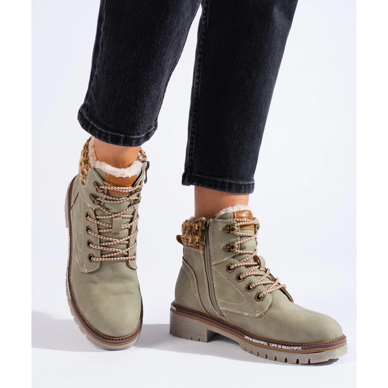 Botas grises de mujer. 2