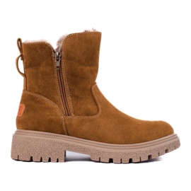 Botas aislantes de mujer. beige 1