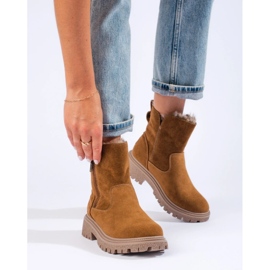 Botas aislantes de mujer. beige 2