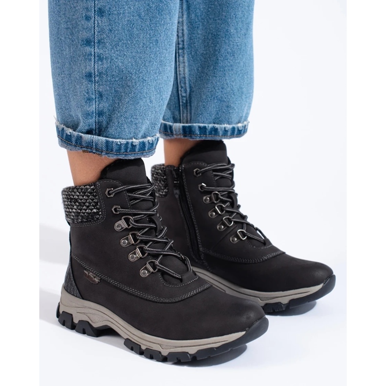 Botas de plataforma de mujer negras negro 1
