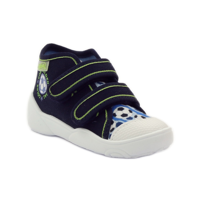 Befado zapatos de niños zapatillas zapatillas 212P052 azul marino azul blanco 1