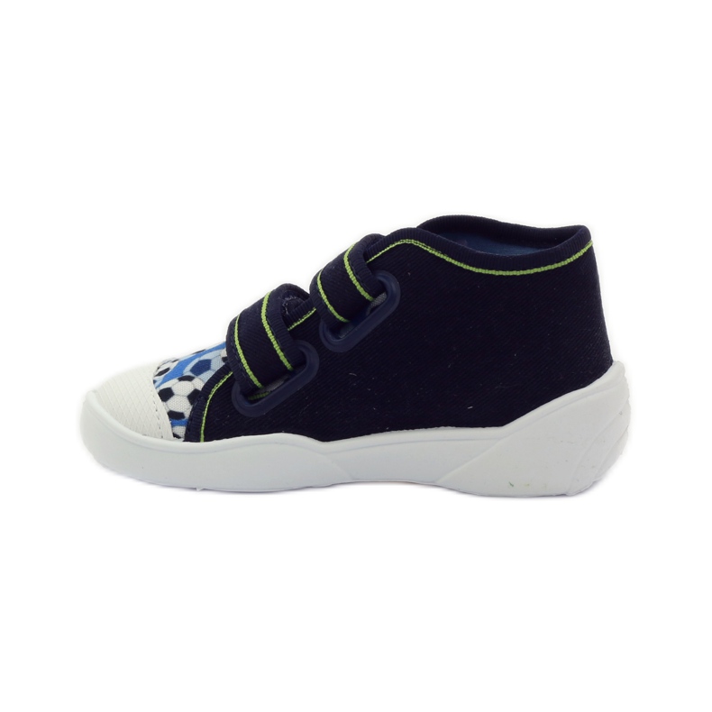 Befado zapatos de niños zapatillas zapatillas 212P052 azul marino azul blanco 2