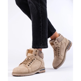 Botas aislantes beige para mujer 3