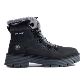 Botas de montaña de mujer Shelovet negras negro 4