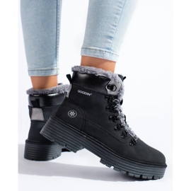 Botas de montaña de mujer Shelovet negras negro 1