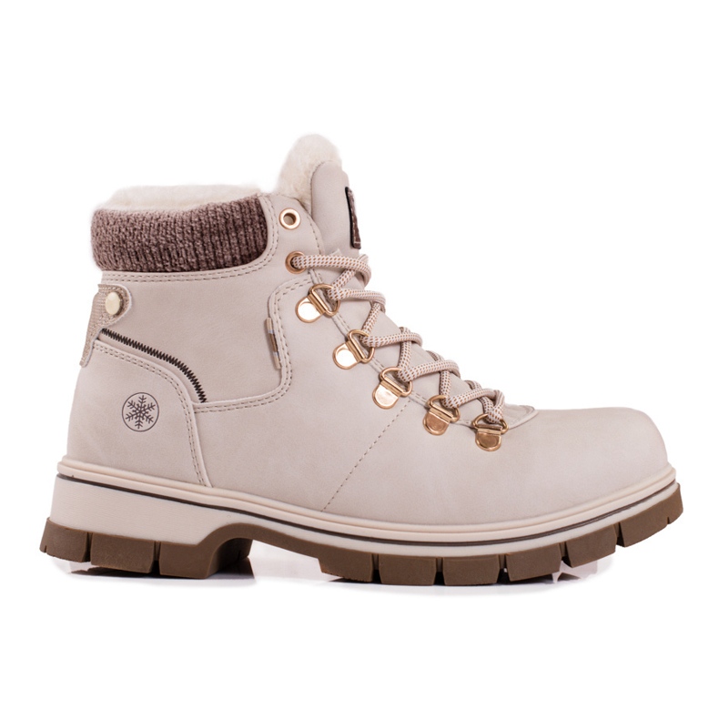 Botines beige con shelovet ecopiel 1