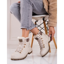 Botines beige con shelovet ecopiel 3