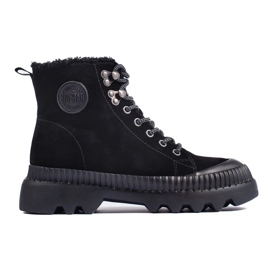 Botas de montaña negras en la plataforma Big Star KK274522 negro 1