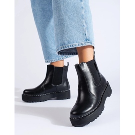 Botines Chelsea de mujer negros Big Star II274101 3