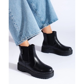 Botines Chelsea de mujer negros Big Star II274101 4