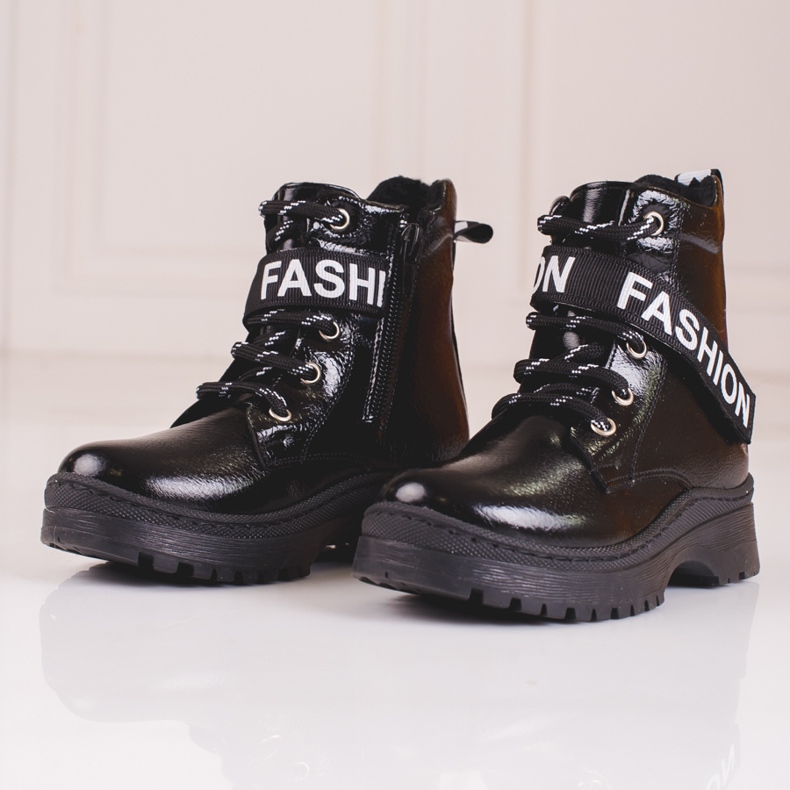 W. Potocki Botas de niña Potocki moda negro 2