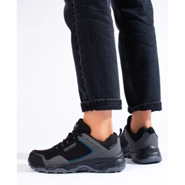 Zapatillas trekking mujer DK Waterproof gris negro 3