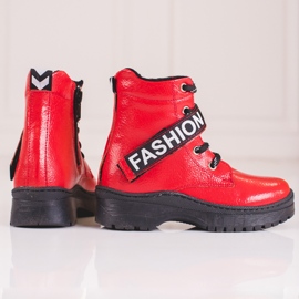 W. Potocki Botas de niña Potocki moda rojo 2 W. Potocki Botas de niña Potocki moda rojo 2