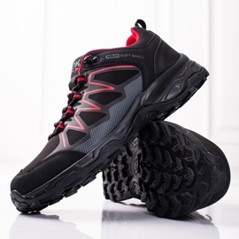 Zapatos trekking hombre DK negro y rojo 3