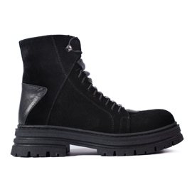 Botas de cuero negro 2